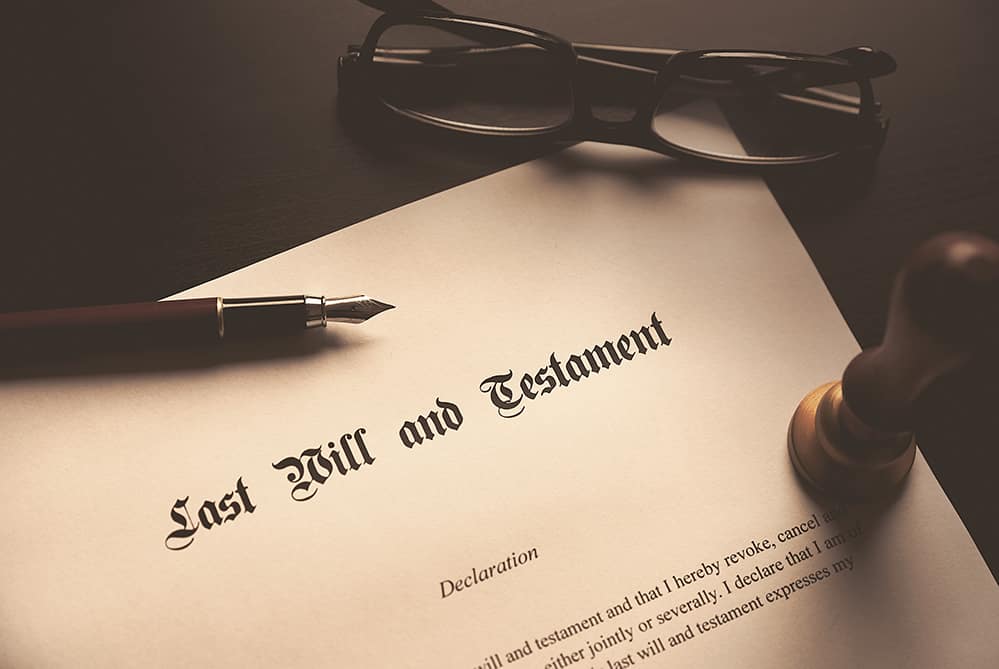 Photo of Last Will and Testament